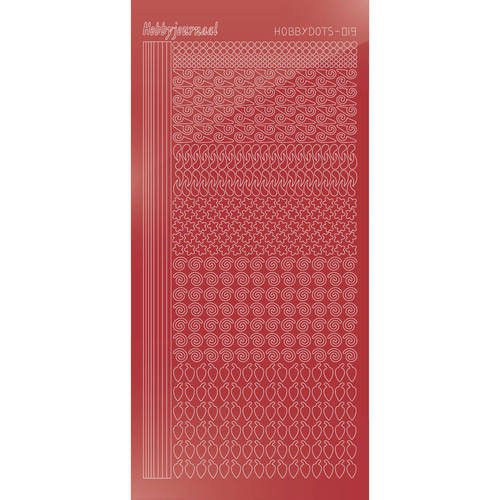 Find It Trading Hobbydots sticker - STYLE19 - Mirror - Christmas Red