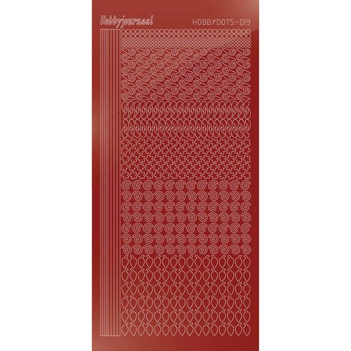 Find It Trading Hobbydots sticker STYLE 19  - Mirror - Red