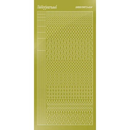 Find It Trading Hobbydots sticker style 15- Mirror - Yellow