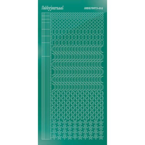 Find It Trading Hobbydots sticker style 16- Mirror - Christmas Green
