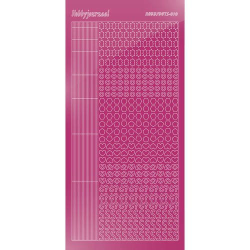 Find It Trading Hobbydots sticker style 10 - Mirror - Pink