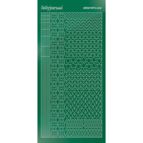 Find It Trading Hobbydots sticker style 12 - Mirror - Green
