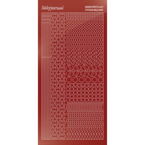 Find It Trading Hobbydots sticker style 11 - Mirror - Red