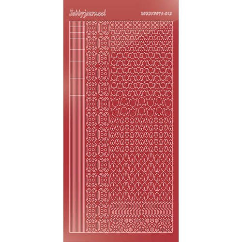 Find It Trading Hobbydots sticker style 12 - Mirror - Christmas Red