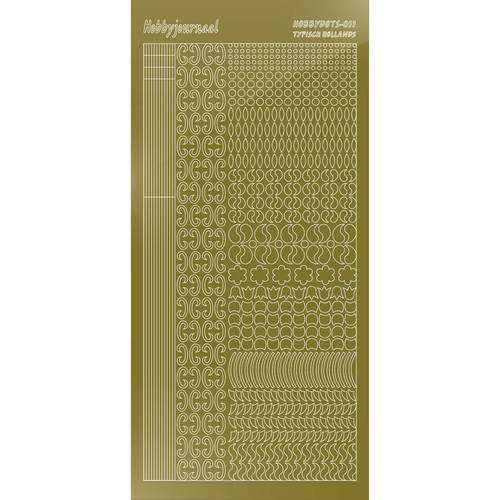 Find It Trading Hobbydots sticker style 11 - Mirror - Gold