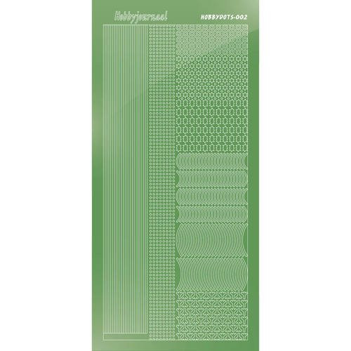 Find It Trading Hobbydots sticker style 2- Mirror - Lime