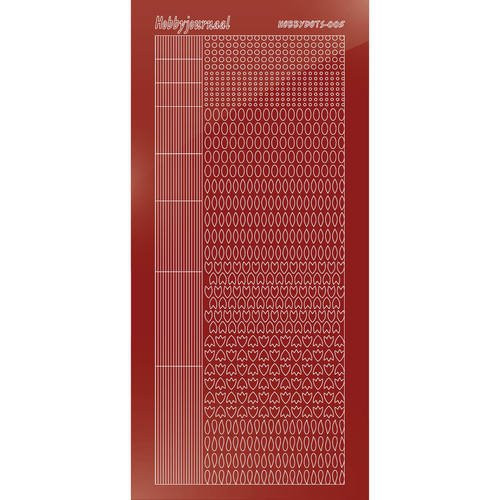 Find It Trading Hobbydots sticker style 5- Mirror - Christmas Red