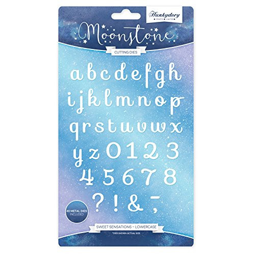 Hunkydory Moonstone Sweet Sensations - Lowercase Cutting Dies MSTONE023