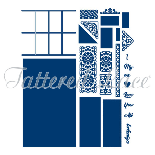 Tattered Lace Hidden Secret Card Cutting Dies Set 442227