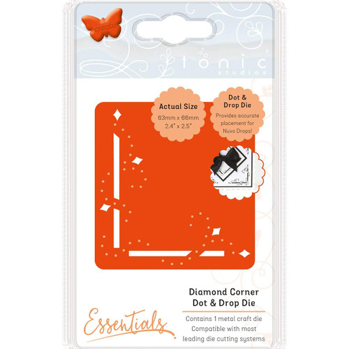 Tonic Studios Dot & Drop Die-Diamond Corner 1699