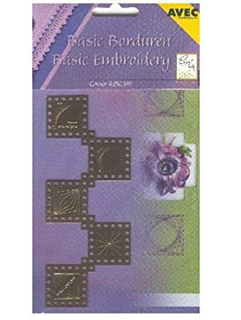 Erica's Embroidery On Paper Stencil - Corner