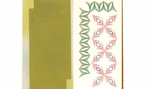 AVEC- Embroidery Template - 4 Point Stars