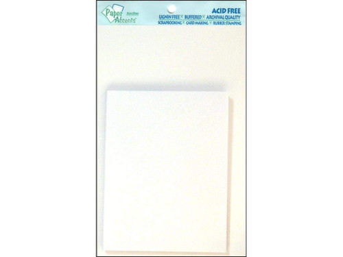 Paper Accents ADP4255-10.801 Glossy White Paper Card