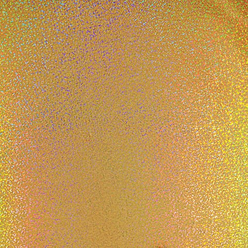 Hot Off The Press - 12x12 Gold Sparkles Holographic Paper 1-pc
