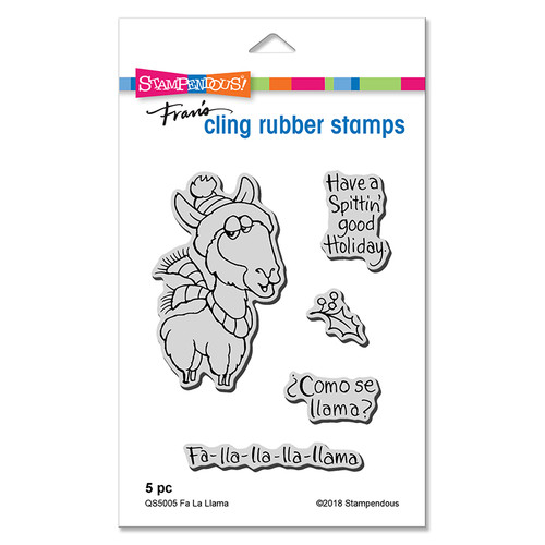 Stampendous Die and Stamp Set Bundle- Fa La Llama