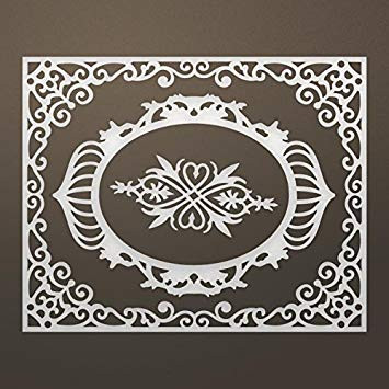 Ultimate Crafts Ooh La La Die-Livi Frames & Flourish, 4.3'X3.4'