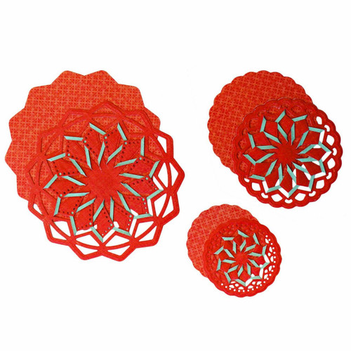 Spellbinders S5-195 Nestabilities Whirl About Die Templates