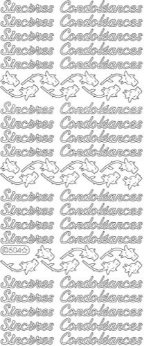 Starform Deco-Stickers-Sinceres Condoleances-S