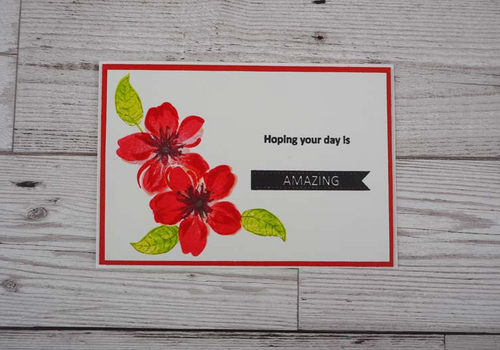 Creative Expressions Layered Watercolor Blooms Clear Stamp Set CEC892