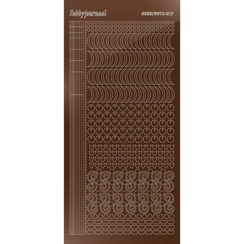 Find It Trading Hobbydots sticker - Mirror - Brown STYLE 17