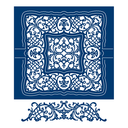 Tattered Lace Swing Lace Square Die 441483