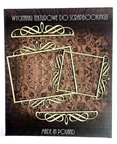 Filigranki Laser Cut Decorative Chipboards for Handicraft- Frames & Lines