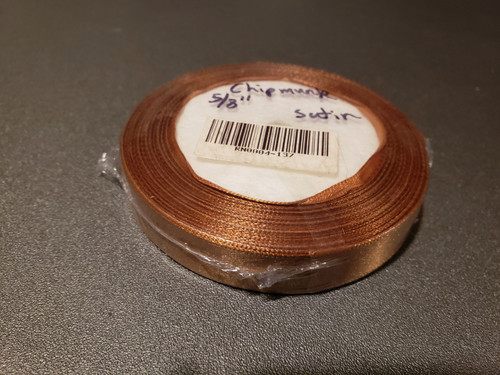 25 yd Satin Ribbon 5/8" Chipmunk 25-yards RN0004-137
