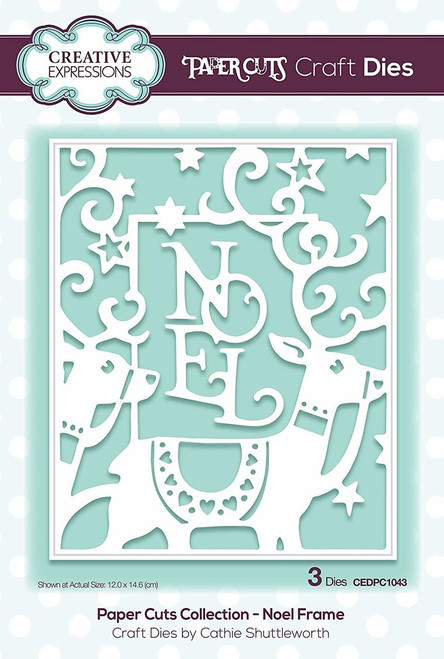 Paper Cuts Collection Noel Frame Craft Die