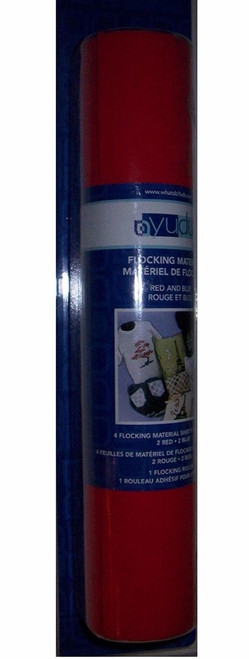 Yudu Flocking Red & Blue 4 Pcs