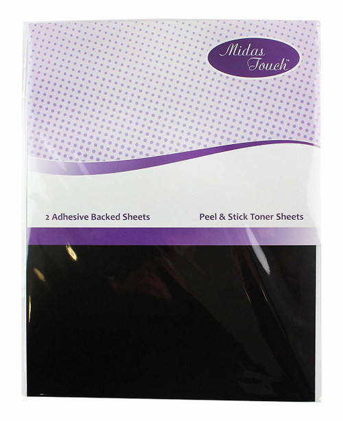 Midas Touch Adhesive Backed Toner Sheets 8x10.5' 2-Sheets Per Pack
