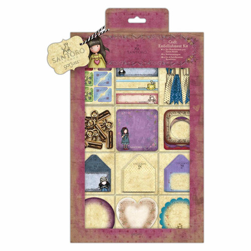 Craft Embellishment Kit 81pcs - Santoro
