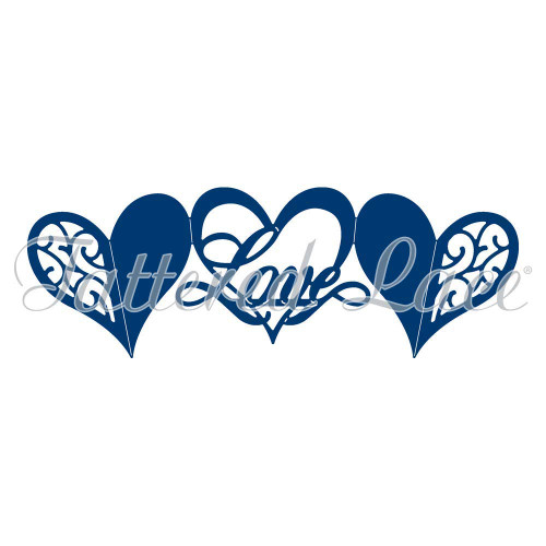 Tattered Lace Harmony Love Cutting Die, 444182