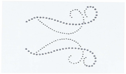 Kaisercraft - Rhinestone Flourishes Decorative Silver