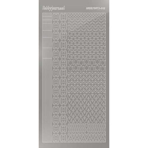 Find It Trading Hobbydots sticker - Mirror - Silver  STYLE 12  STDM128