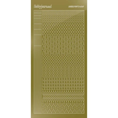 Find It Trading Hobbydots sticker - Mirror - gold  STYLE 15  STDM157
