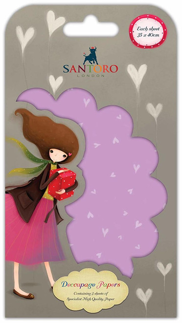 Santoro Kori Kumi Decoupage Paper (3 Pc) SKKEDCP004