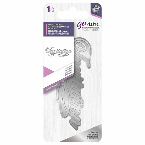 GEMINI - Foil Stamp N Cut Dies - Elements - Invitation