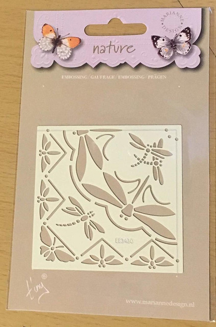 Marianne Design Embossing Stencil - Nature Dragonflies EE3430