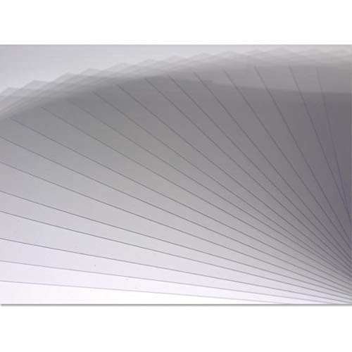 Hunkydory Clear Light Weight Acetate 100 Sheets ESS128