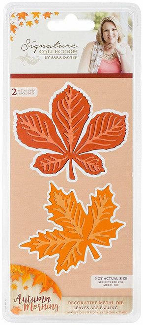 Crafter's Companion S-AUT-MD-Fall Morning Metal Die Leaves
