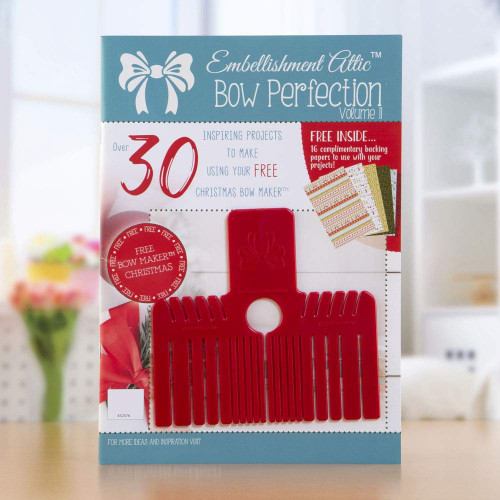 Tattered  Lace Embellishment Attic Bow Perfection Magazine II with Bow Maker