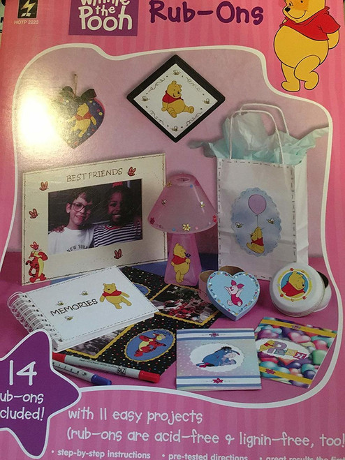 HOTP Winnie The Pooh Rub-ons Book
