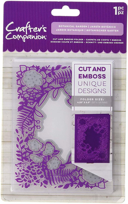 Crafter's Companion Die'sire CC-CEF-BGA Embossing Folder Clear/Silver