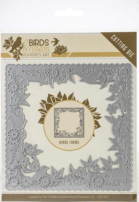 Find It Trading Jeanine's Art Birds & Flowers Die-Birds Frame  JAD10057