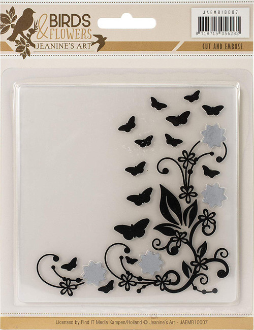 Find It Trading Jeanine's Art Cut & Emboss Folder-Birds & Flowers MB10007
