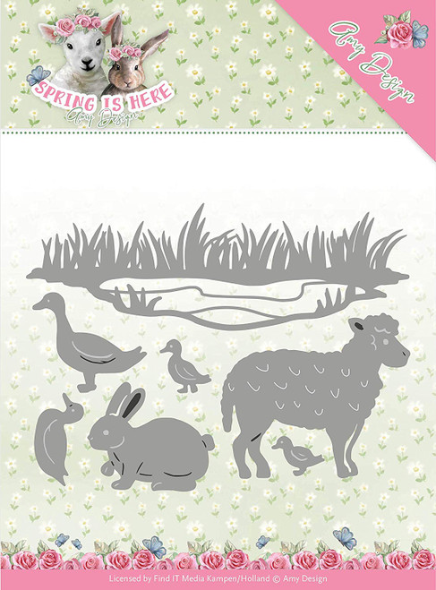 Find It Trading Amy Design Spring is Here Die-Spring Animals
