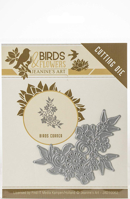 Find It Trading Jeanine's Art Birds & Flowers Die-Bird Corner JAD10062