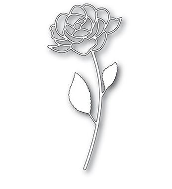 Poppystamps Rose Stem  Cutting Die 2015