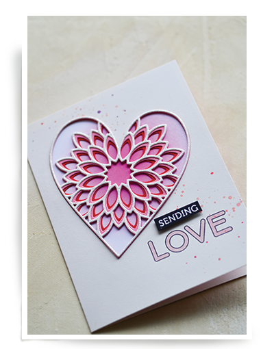 Birch Press Design Dalhia Heart Layering Die Plate Layer C Cutting Die 