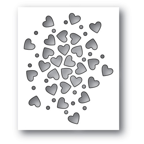 Memory Box Die Heart Sprinkles